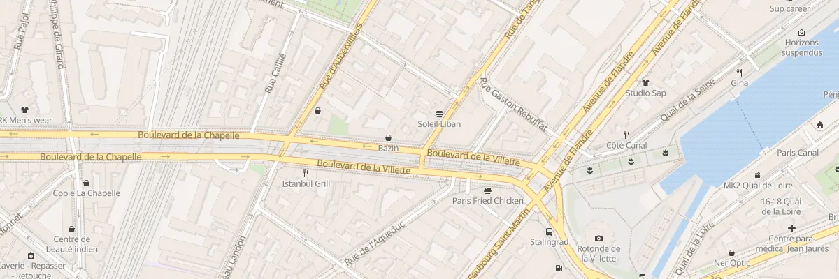 Plan du 224 Bd de la Villette à Paris 19e Arrondissement