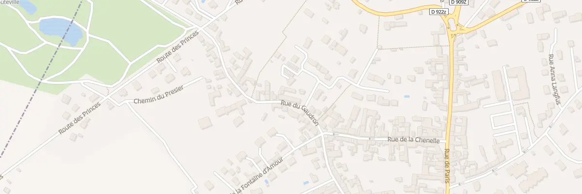 Plan du 10 Rue du Gaudron à Viarmes