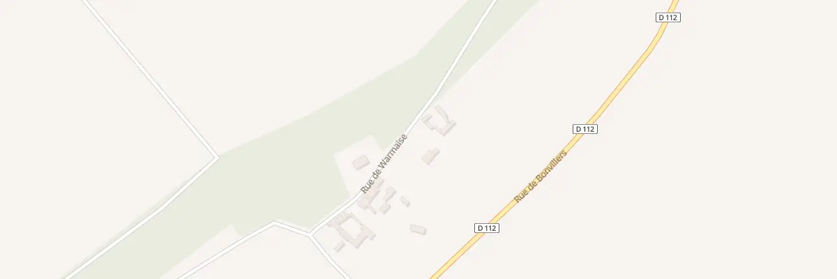 Plan du 12 Rue de Warmaise à Chepoix