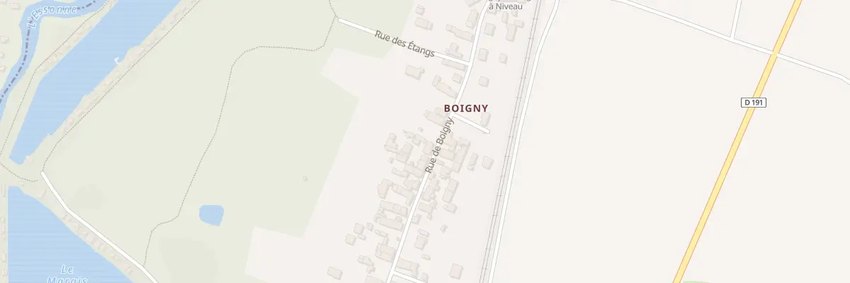 Plan du 55 Rue de Boigny à Baulne