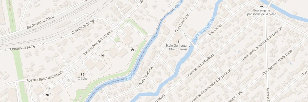 Plan du 40 Rue Camélinat à Viry-Châtillon