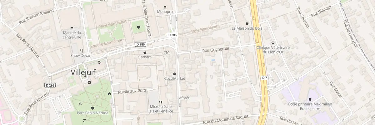 Plan du 85 Rue Jean Jaurès à Villejuif