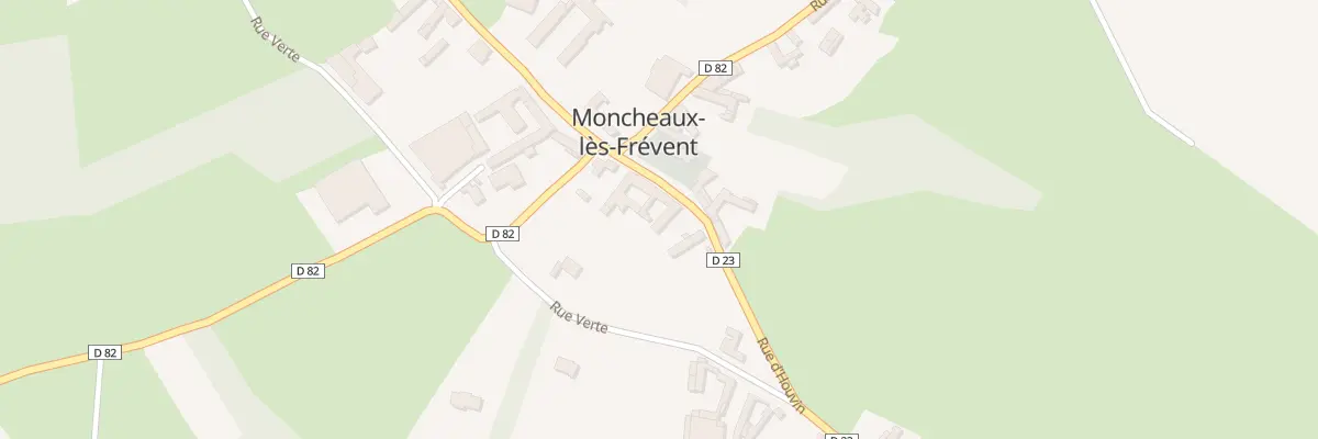 Plan du 62 Rue d’Houvin à Moncheaux-lès-Frévent