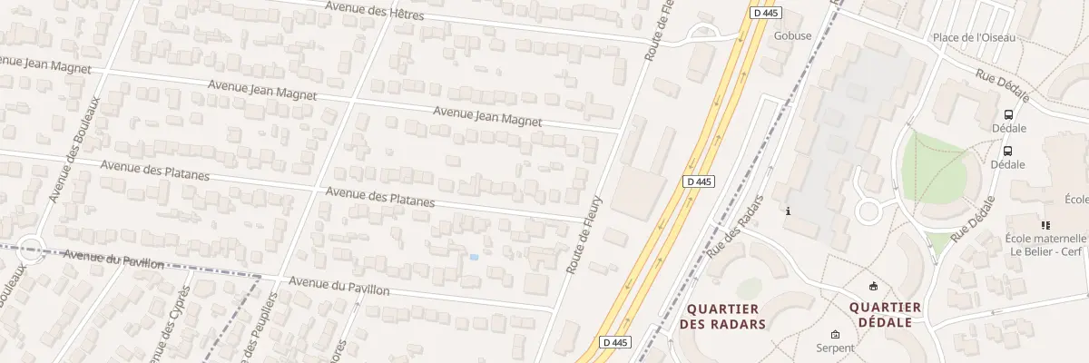 Plan du 2B Av des Platanes à Viry-Châtillon