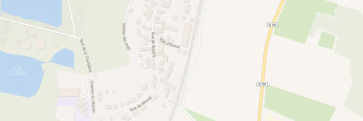 Plan du 8 Rue d’Avoux à Baulne