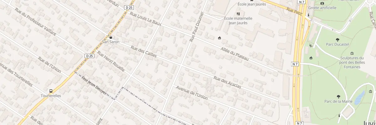 Plan du 28 Rue des Acacias à Juvisy-sur-Orge