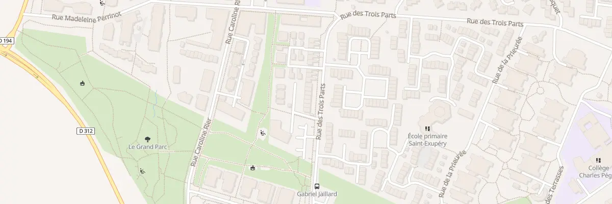 Plan du 18 Rue des Trois Parts à Bondoufle