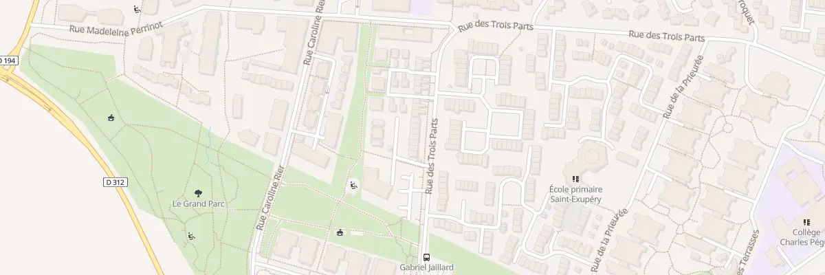 Plan du 20 Rue des Trois Parts à Bondoufle