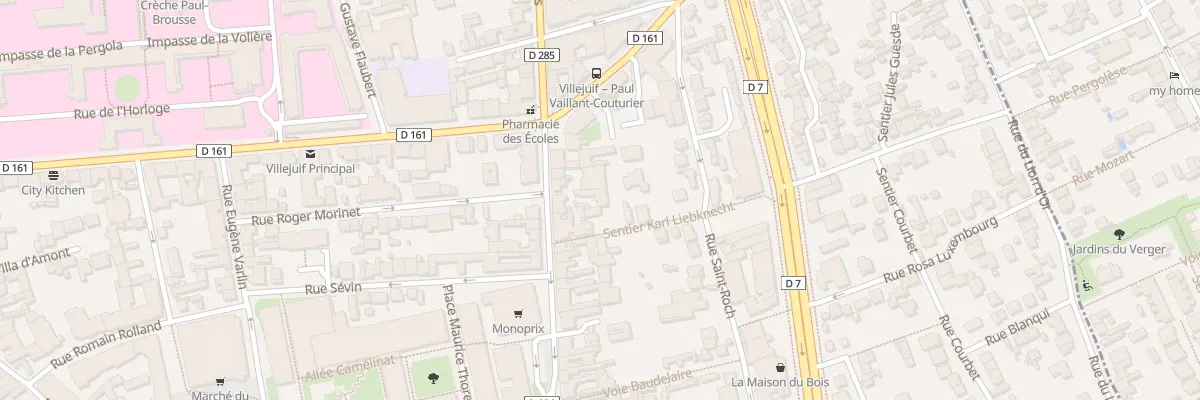 Plan du 47 Rue Jean Jaurès à Villejuif