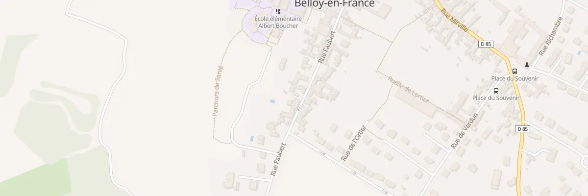 Plan du 32A Rue Faubert à Belloy-en-France