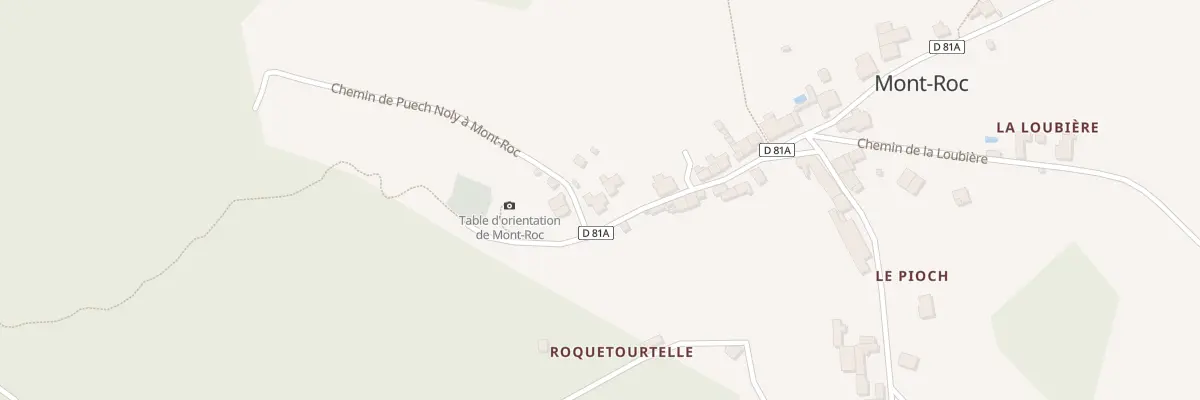 Plan du 26B Rue du Village à Mont-Roc