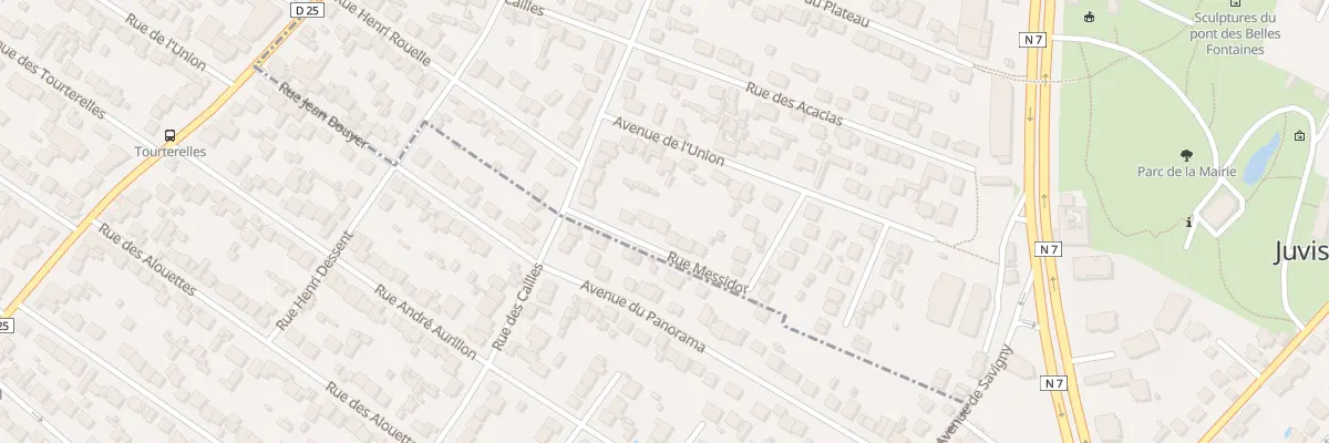 Plan du 18 Rue Messidor à Juvisy-sur-Orge