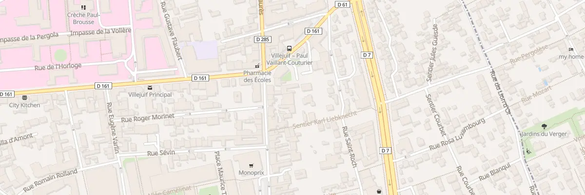 Plan du 45 Rue Jean Jaurès à Villejuif