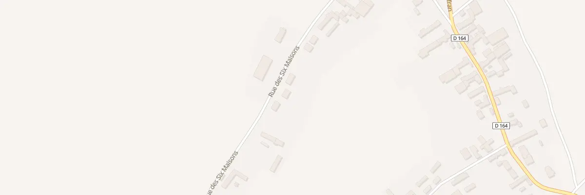 Plan de la Rue des Six Maisons à Batilly-en-Gâtinais