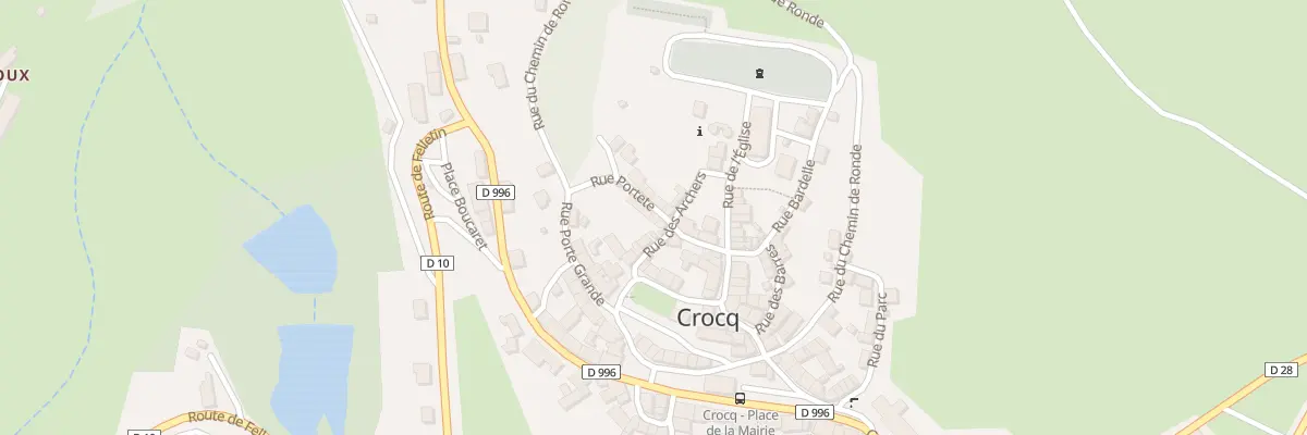 Plan du 3 Rue Portete à Crocq