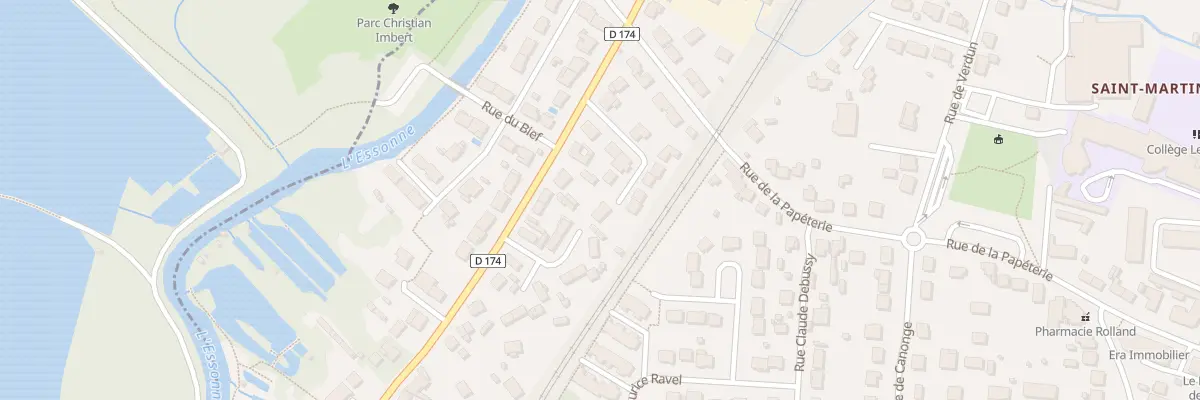 Plan du 33 Rue Eugène Péreire à Ballancourt-sur-Essonne