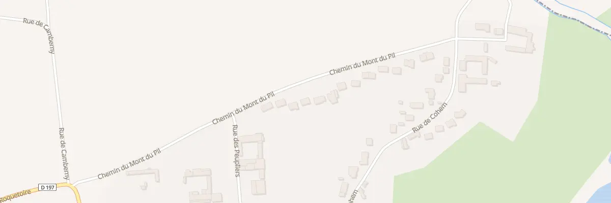 Plan du 23 Che du Mont du Pil à Wittes