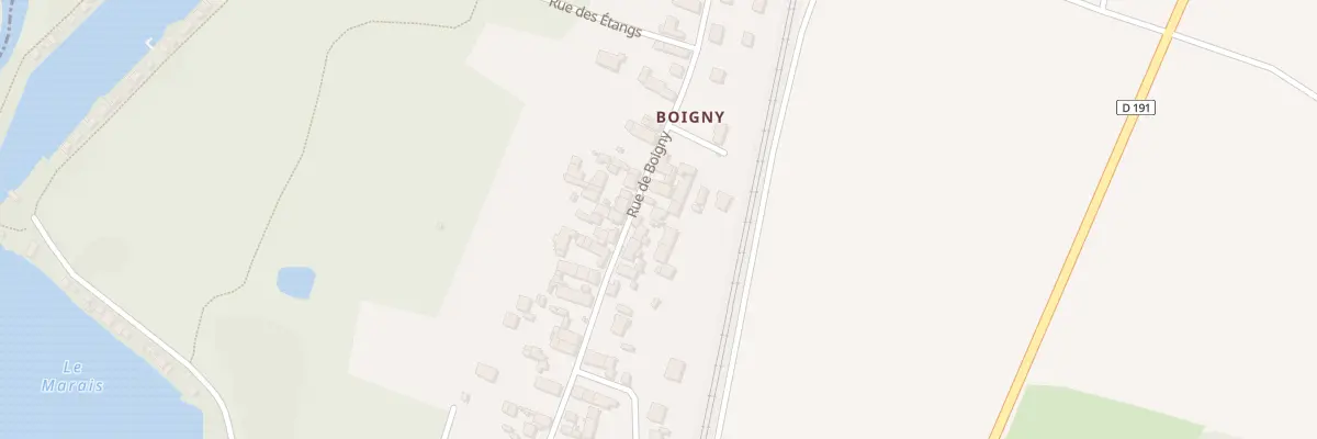 Plan du 48 Rue de Boigny à Baulne