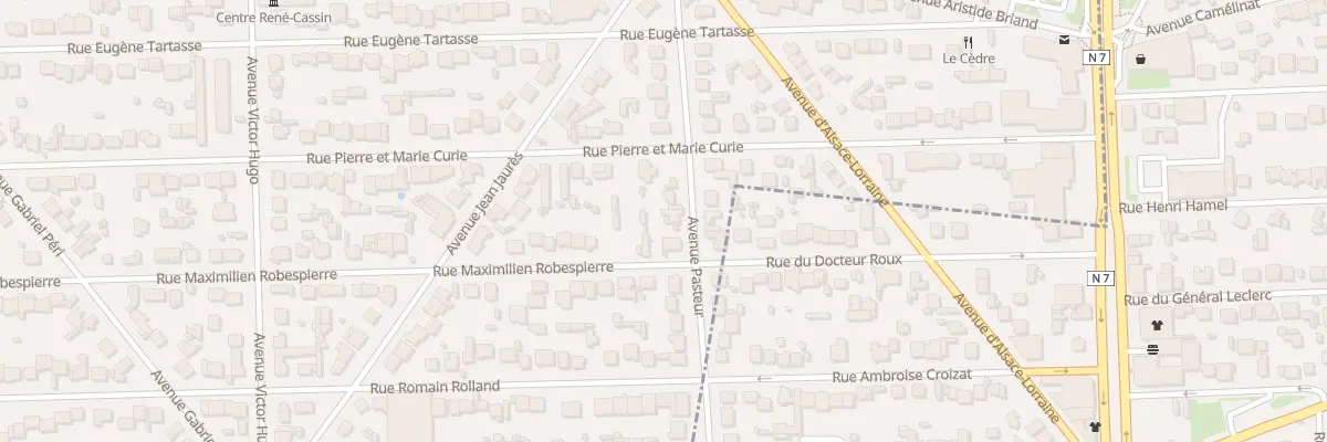 Plan du 17 Av Pasteur à Paray-Vieille-Poste