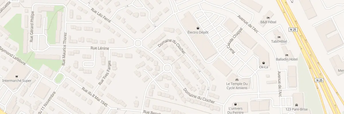 Plan du 8 Lot le Domaine du Clocher à Longueau