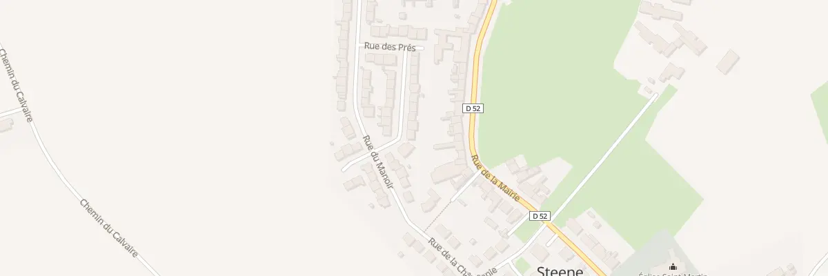Plan du 30 Rue des Prés à Steene