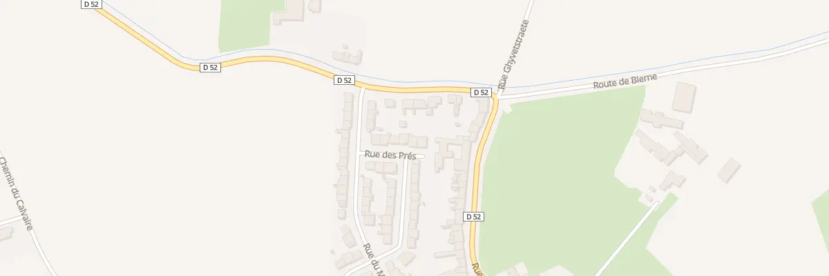 Plan du 10 Rue des Prés à Steene