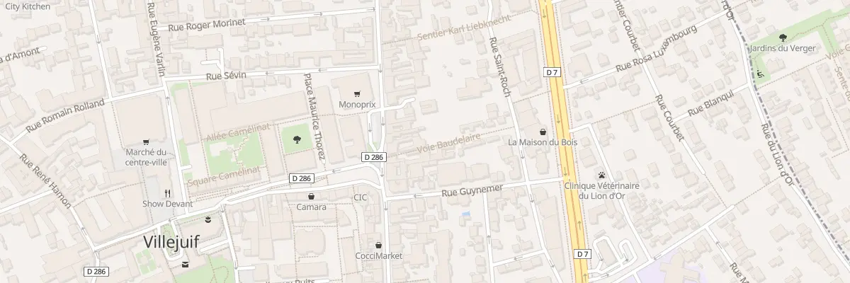 Plan du 73 Rue Jean Jaurès à Villejuif