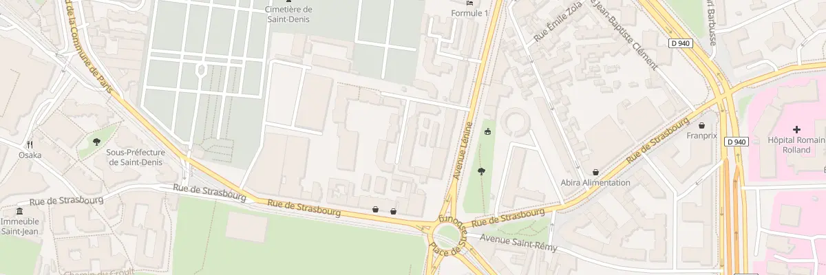 Plan du 12 Rue des Marronniers à Saint-Denis