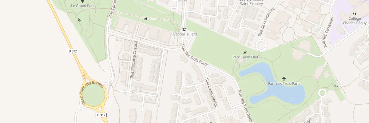 Plan du 6 Rue des Trois Parts à Bondoufle