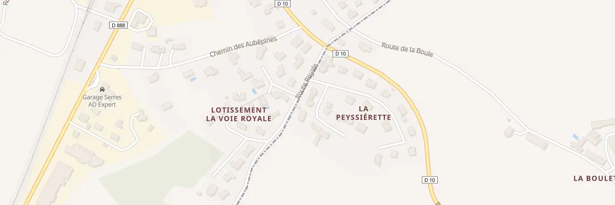 Plan du 5245 La Peysierette à Camjac