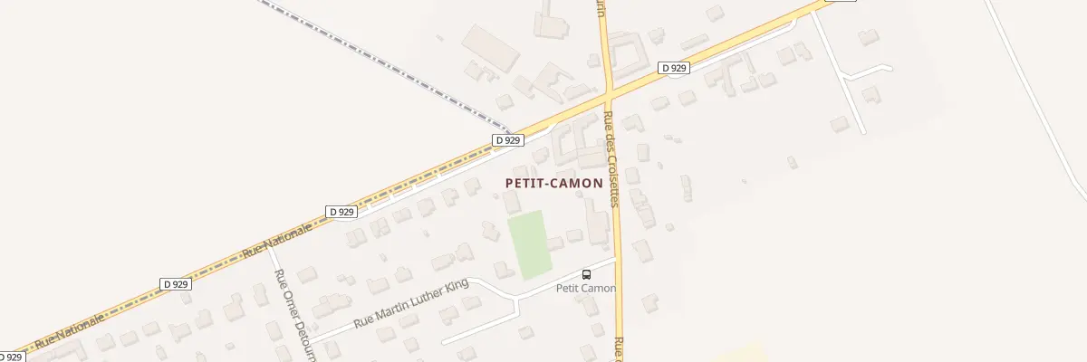 Plan du 822 Rue Nationale à Camon