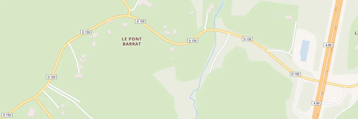 Plan du 5108 Le Pont Barrat à Saint-Fréjoux