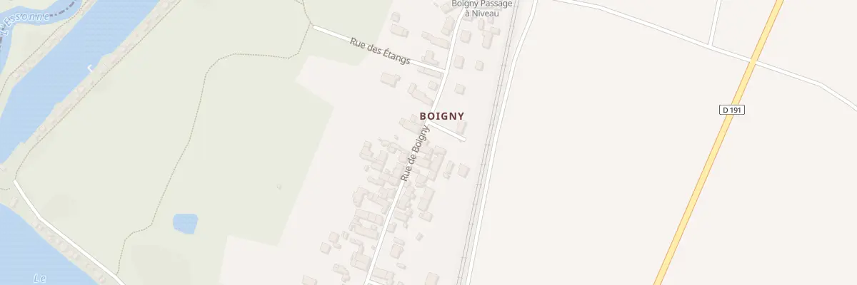 Plan du 52 Rue de Boigny à Baulne