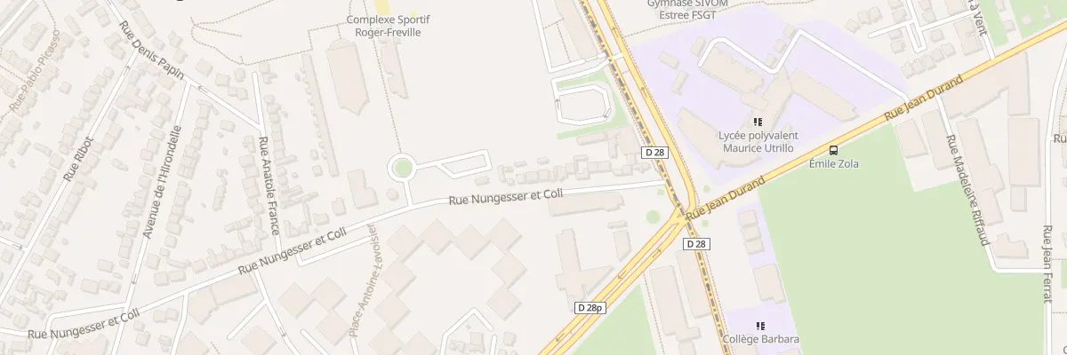 Plan du 117 Rue Nungesser et Coli à Saint-Denis