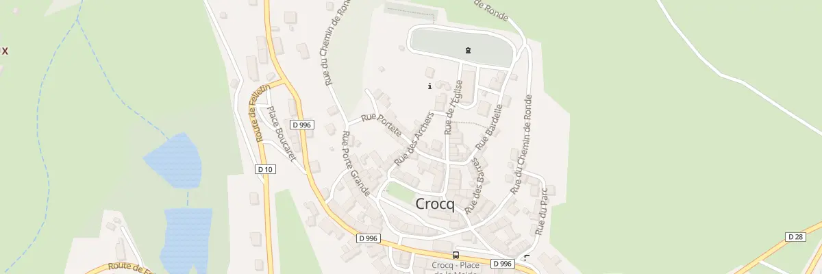 Plan du 2 Rue Portete à Crocq