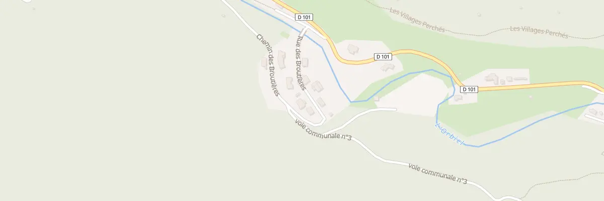 Plan du Village à Mas-Cabardès