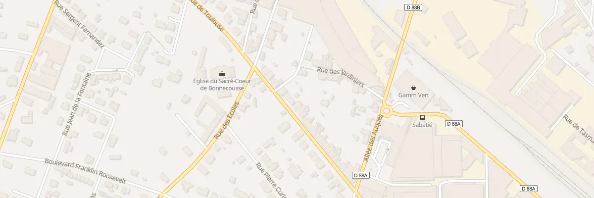 Plan du 268 Av de Toulouse à Aussillon