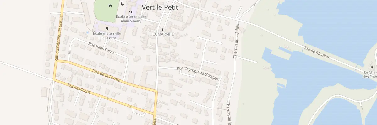 Plan du 12 Rue Olympe de Gouges à Vert-le-Petit