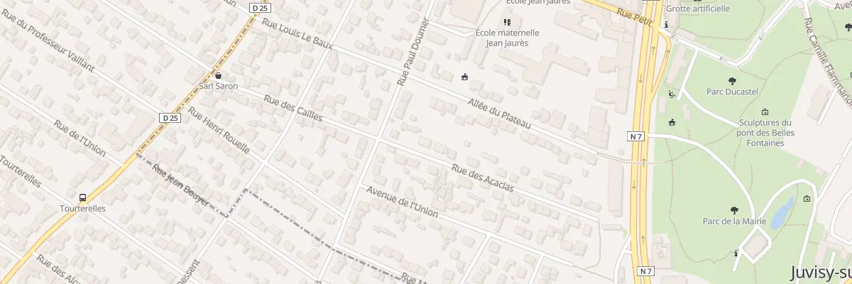 Plan du 24 Rue des Acacias à Juvisy-sur-Orge