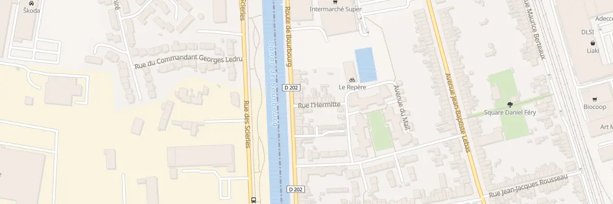 Plan du 1 Rue l’Hermitte à Coudekerque-Branche