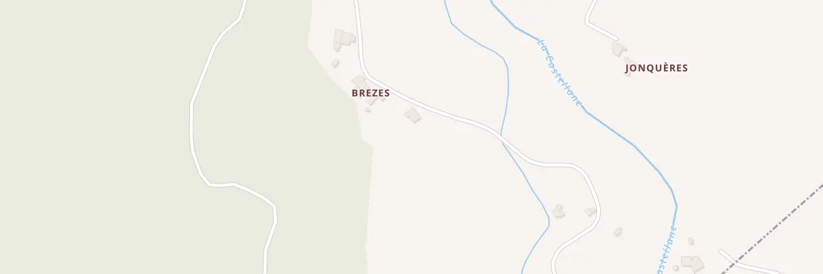 Plan du 223 Brezes à Mosset