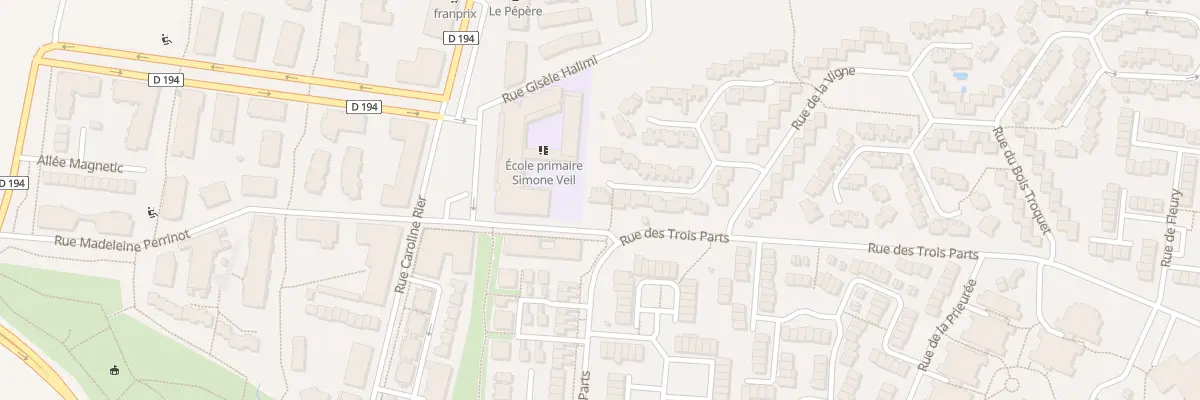 Plan du 15 Sq des Genêts à Bondoufle