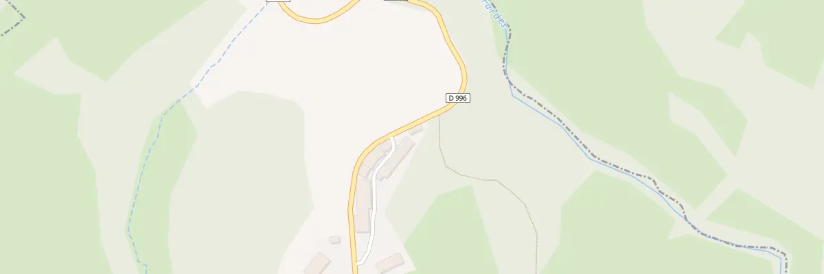 Plan du 38 Rte d’Aubusson à Crocq