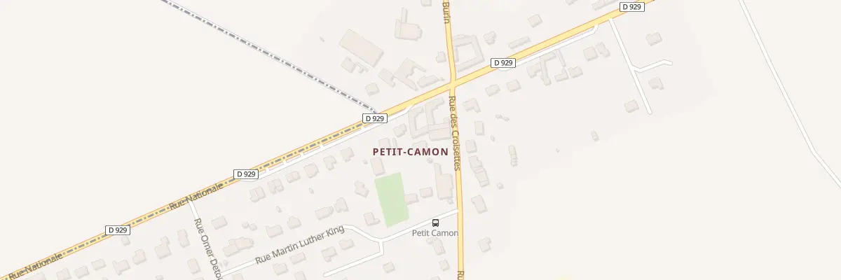 Plan du 830 Rue Nationale à Camon