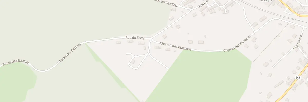 Plan du 21 Che des Buissons à Vallenay