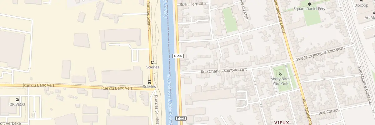 Plan du 45 Rte de Bourbourg à Coudekerque-Branche