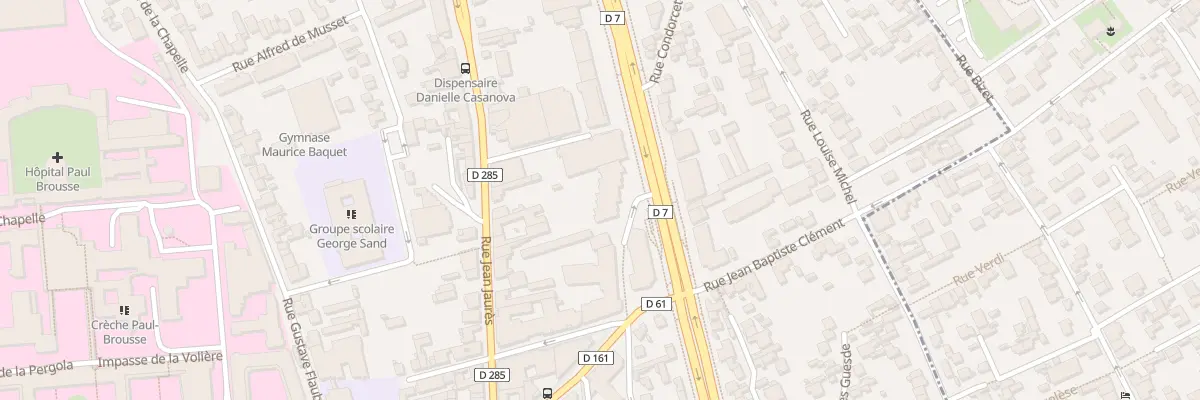 Plan du 9 Rue Condorcet à Villejuif