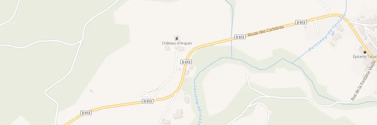 Plan du Chateau à Arques