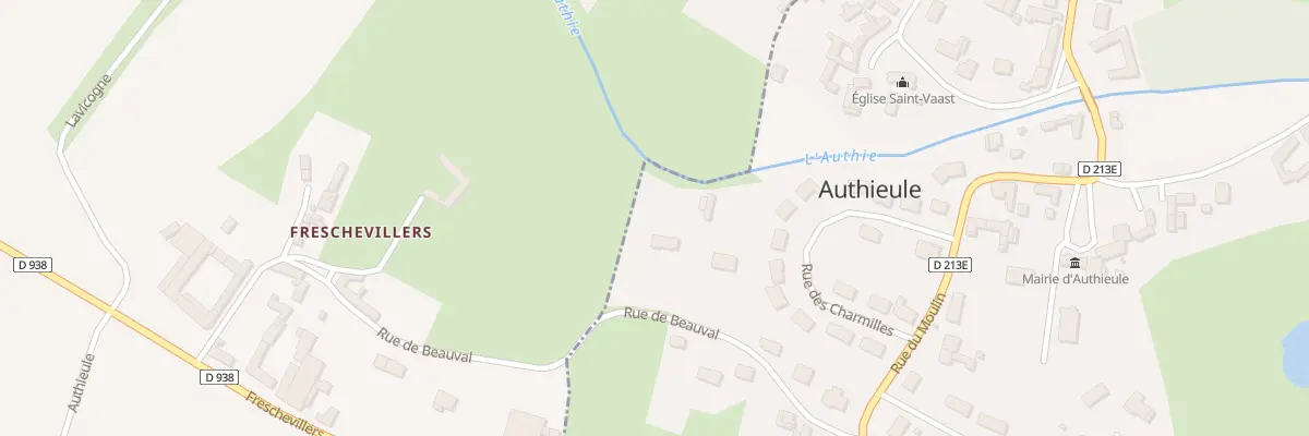 Plan du 7 Rue de Beauval à Authieule