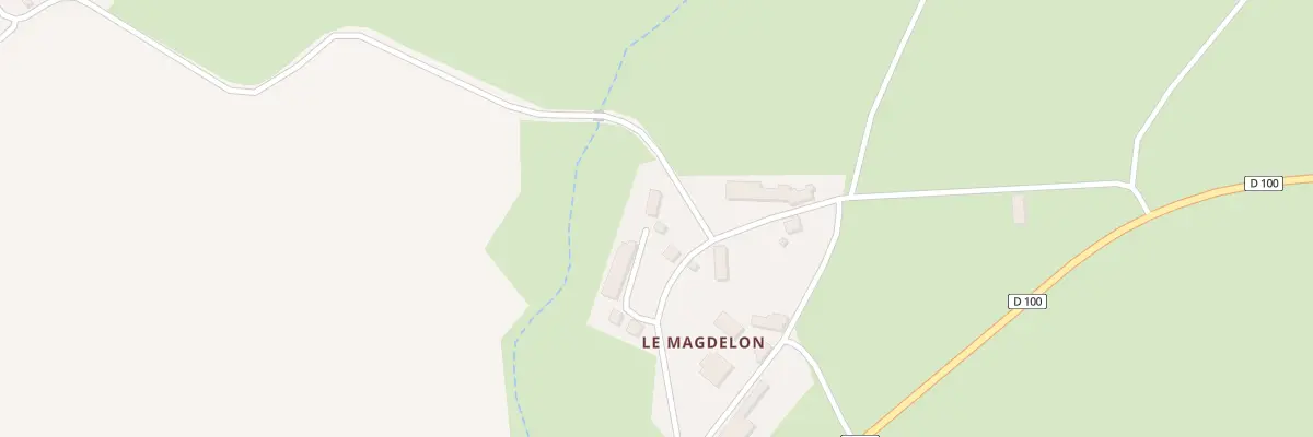 Plan du 11 Le Magdelon à Nouhant